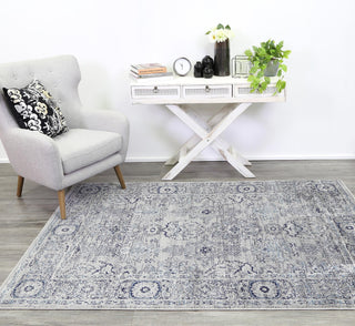 Elara Silver Traditional Rug