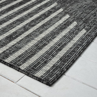 Harlow Ebony Stripe Rug