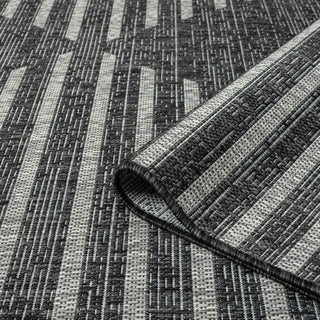 Harlow Ebony Stripe Rug