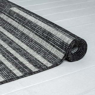 Harlow Ebony Stripe Rug