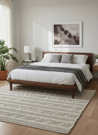 The Lani Cream Herringbone Rug