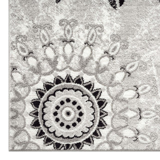 Valente Grey Medallion Rug