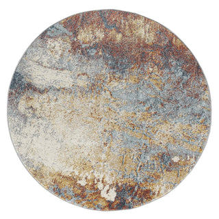 Canyon Ember Round Rug