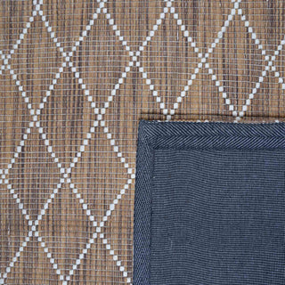 Elio Honey Lattice Wool Rug