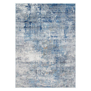 Axton Blue Abstract Rug