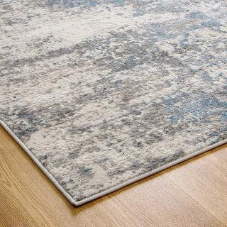 Axton Blue Abstract Rug