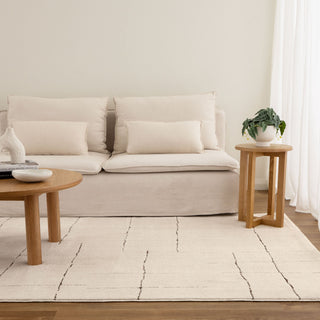 Thea Ivory Line Rug