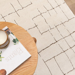 Thea Ivory Line Rug