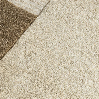 Harper Beige Brown Wool Rug