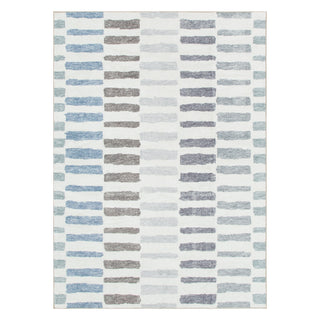Ocean Stripe Washable Rug