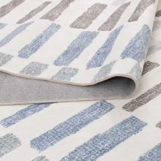 Ocean Stripe Washable Rug