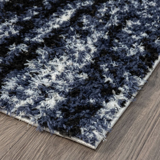 Noctra Navy Plush Rug
