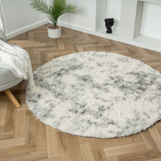 Marble Plush Round Rug
