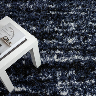 Noctra Navy Plush Rug